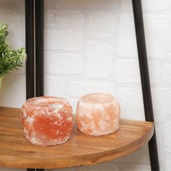 Tilf�j til opslagstavlerHimalayan stensalt s�t med 2 assorterede fyrfadslys