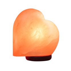Hjerteformet saltlampe med tr�fod