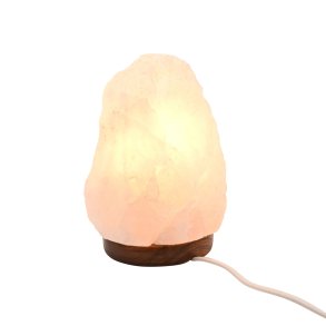 Serenity-saltlampe af naturligt hvidt stensalt � 1-2 kg