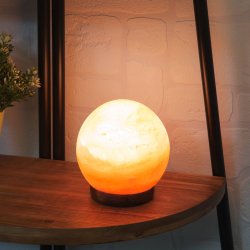 HIMALAYA STENSALTLAMPE 13 CM KUGLE
